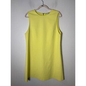 Alice + Olivia Yellow Sleeveless Knee Length Dress 12
